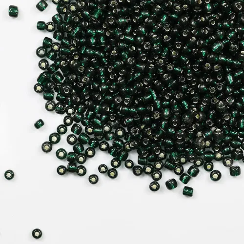 Vista 11 de Cuentas de Semilla de Vidrio Transparentes con Línea Plateada Tamaño 8/0 Artesanías Cuentas de Semilla de Cristal de 3 mm para Hacer Joyas