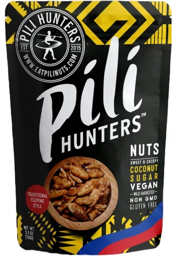 Vista 10 de Pili Hunters - Nueces de pili germinadas silvestres - Caffè Mocha bolsa de 4 onzas - Cacao crudo, azúcar de coco orgánico y café real para un