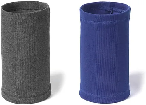 Vista 7 de Paquete de 2 protectores de orejas de gato sin arañazos para el cuidado de heridas 1azul+1 gris