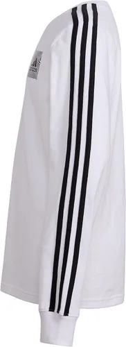 Vista 3 de adidas Camiseta de manga larga de algodón con logotipo pequeño para niño