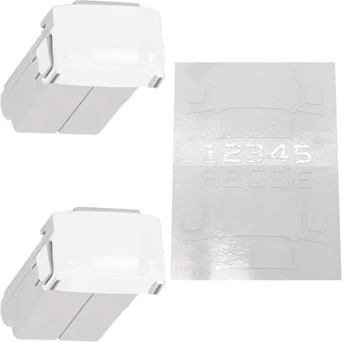 Vista 8 de WRAPGRADE Adhesivos para la piel compatibles con DJI Mini 4 Pro/Mini serie 3 Dos baterías (Airforce Silver)