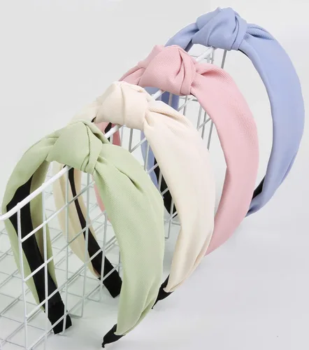 Vista 14 de Huachi Bandas para la cabeza con bandera americana para mujeres, anudadas, accesorios de diadema del 4 de julio para mujeres, banda patriótica