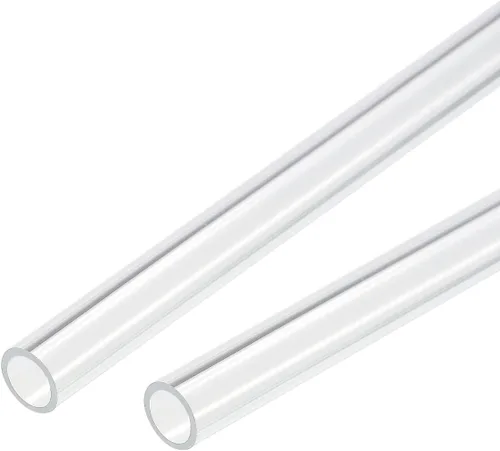 Vista 15 de MECCANIXITY Tubo acrílico transparente rígido redondo tubo 0.157 in (5/32") ID 0.315 in (5/16") OD 10" para lámparas y linternas, sistema