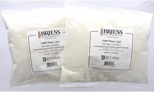 Vista 2 de Extracto de malta seca ligera Briess Pilsen 2 libras