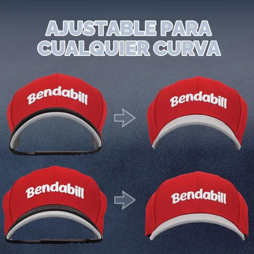 Vista 2 de Hat Bill Bender (paquete de 2) Correa perfecta para doblar el sombrero, moldea cómodamente tu sombrero a tu gusto, herramienta para curvar sombrero