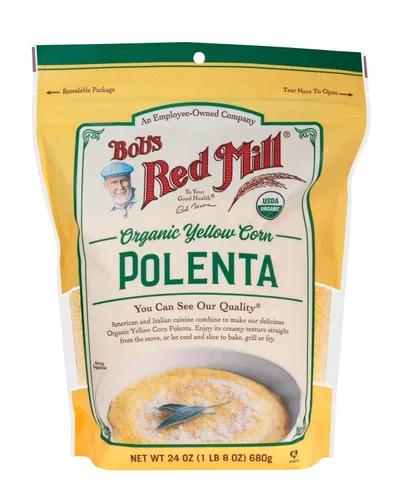 Vista 4 de Bob's Red Mill Sémola de Maíz Orgánica / Polenta, 24 oz (Paquete de 4) - Vegano, Kosher