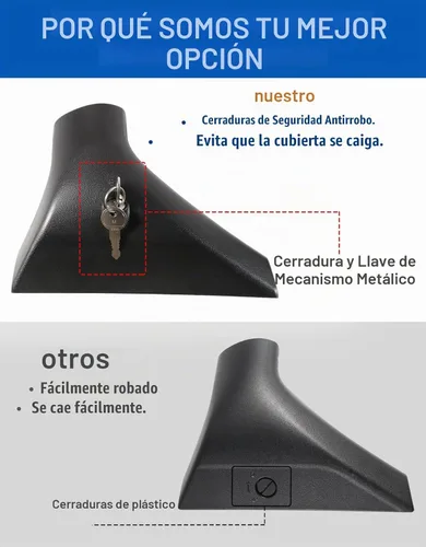Vista 6 de Wonderdriver Barras Transversales de Techo Bloqueables 260lb Compatibles con Nissan Rogue 2021-2026 (con Rieles de Techo Empotrados), Rieles