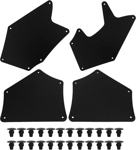 Vista 10 de Protectores de protección contra salpicaduras con clips