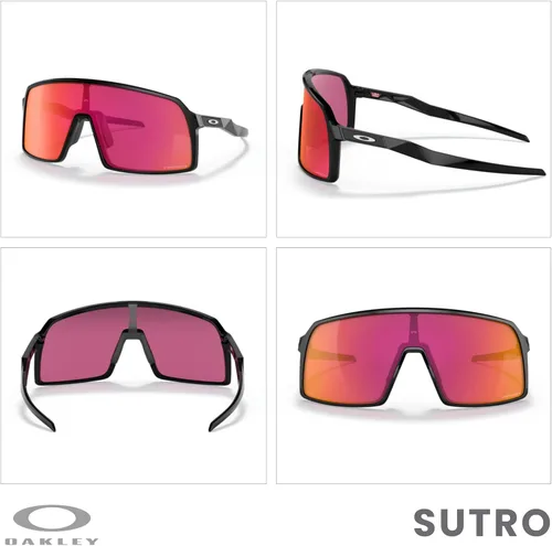 Vista 3 de Oakley Sutro OO9406 / OO9462 - Lentes de sol para hombre, kit de correa de accesorios, bolsa de microfibra