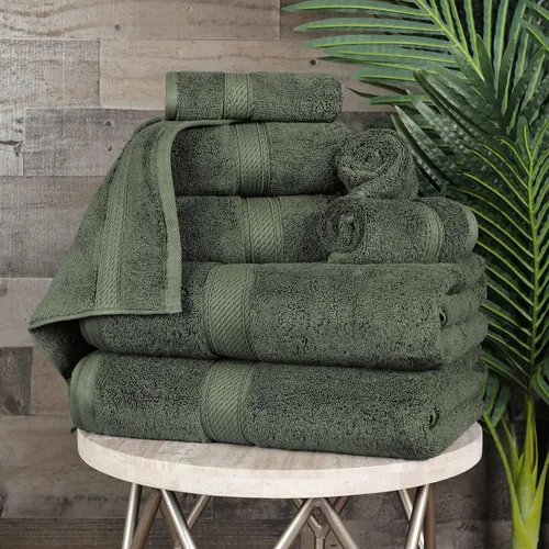 Vista 56 de BNM Toallas de Algodón Egipcio de Peso Pesado, Ideales para Baño, Ducha, Spa, Hotel, 800 GSM, Toallas Faciales/de Aseo, Toallas de Mano, Toallas