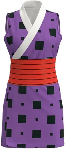 Vista 3 de Uzui Tengen - Disfraz de mujer Suma Cosplay Hinatsuri Makio, conjunto completo con peluca de Halloween