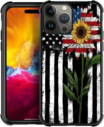 Vista 114 de Funda compatible con iPhone X/XS, diseño de bandera estadounidense de béisbol, TPU suave, a prueba de golpes, de vidrio templado, para iPhone X/XS