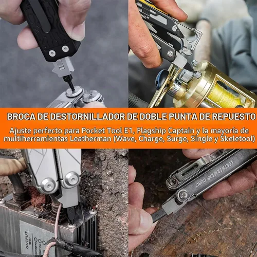 Vista 3 de NexTool Kit de brocas AS2, juego de puntas de destornillador de doble extremo (paquete de 10)