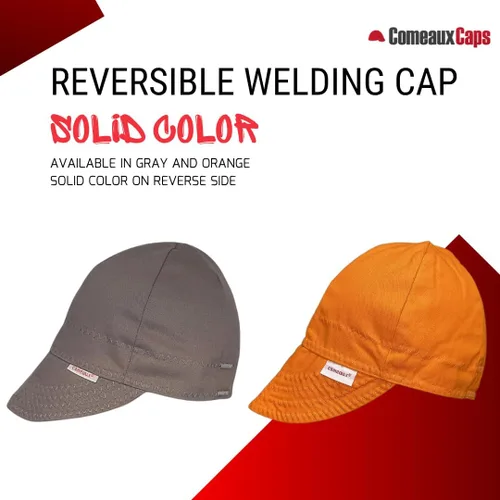 Vista 3 de Comeaux Caps Tapa de soldadura reversible Tamaño naranja sólido