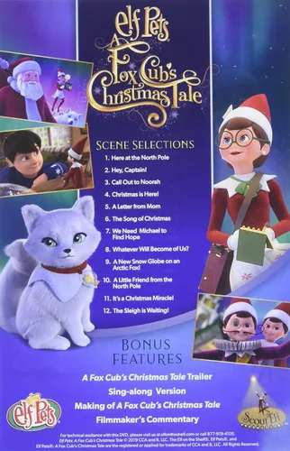 Vista 4 de Elf Pets Fox Cub y St. Bernard Animated Specials Dual DVD