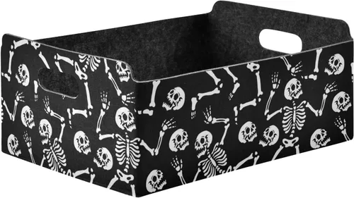 Vista 15 de CaTaKu Cesta de almacenamiento personalizada rectangular con asa, organizador de girasol, cesta con nombre para niñas Un nombre negro