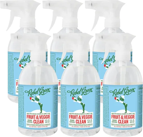 Vista 13 de Rebel Green Limpiador de frutas y verduras, limpiador de productos