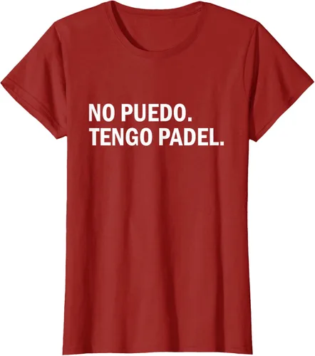 Vista 78 de Camiseta de jugador divertido No Puedo Tengo Padel Hobby