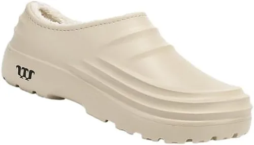 Vista 9 de Zapatos de chef impermeables con forro de felpa para hombre y mujer, antideslizantes, antiaceite, antiolor, cómodos y ligeros, zapatos cálidos