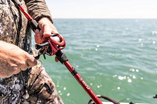 Vista 8 de Lew's Carrete de pesca KVD Elite Baitcast, recuperación de derecha