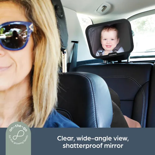 Vista 2 de Dreambaby Espejo de coche para bebé, espejo retrovisor, ajustable en 360°
