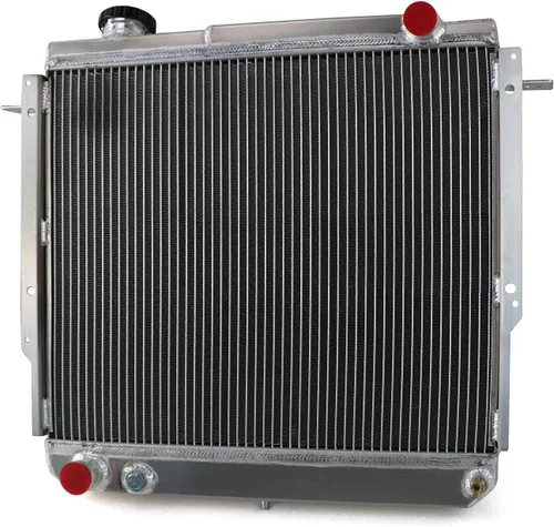 Vista 3 de Radiador de aluminio de 3 filas para Jeep Cherokee Wagoneer 1984-1996 / 86-92 Comanche
