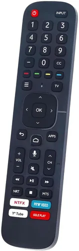 Vista 2 de Allimity ERF2G60H - Remoto de voz de repuesto para Hisense TV 70H6570G 65H6570G 50H6570G 43H6570G 55H8030F 65H8090F 43H5670G 43H6510G 50H6510G 65H