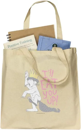 Vista 3 de GRAPHICS & MORE Donde las cosas salvajes están Eat You Up - Bolsa de viaje reutilizable, Multi