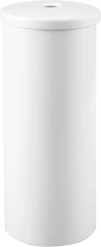 Vista 18 de iDesign Soporte Independiente para Papel Higiénico de Baño con Tapa para 3 Rollos Extra, Plata Con tapa, para 3 rollos adicionales
