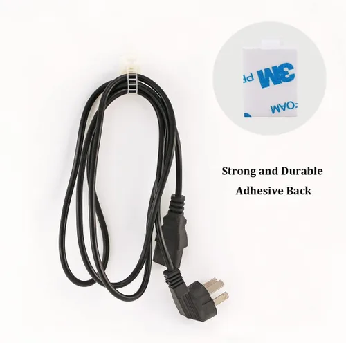 Vista 3 de HS - Variedad de precintos y accesorios de cableado Blanco
