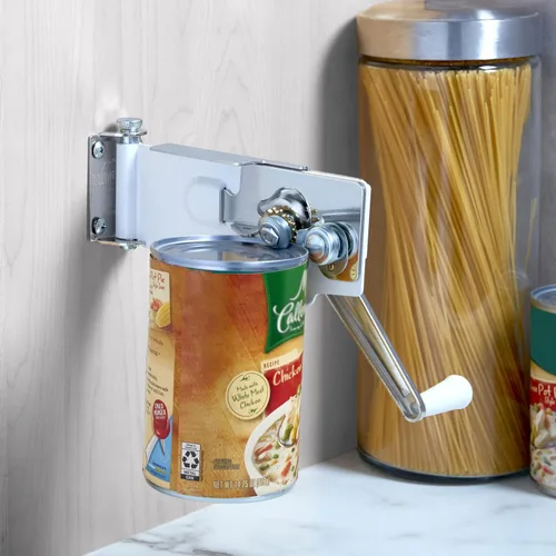 Vista 6 de Swing-A-Way - Abridor de latas de pared con imán, 1 unidad, blanco
