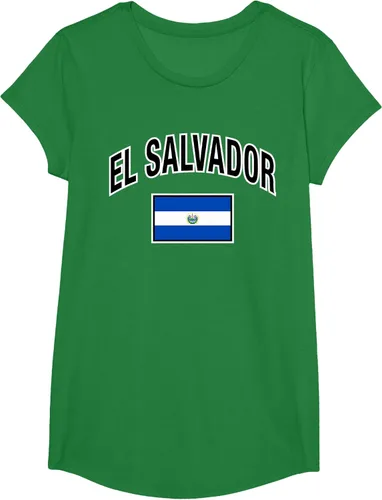 Vista 34 de Camiseta salvadoreña Orgullosa Bandera de El Salvador, Negro