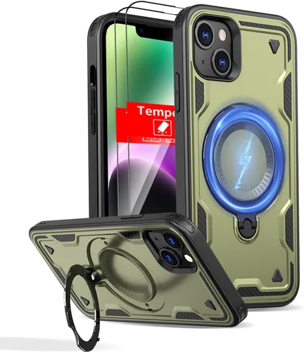 Vista 77 de Funda magnética para Google Pixel 9A compatible con cargador inalámbrico MagSafe, para Pixel 9A, funda de teléfono integrada de 360 °, con 2