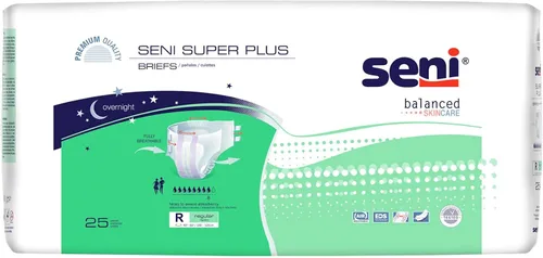 Vista 10 de Seni Super Plus - Calzoncillos unisex para incontinencia para adultos con pestañas, talla M (30-43 pulgadas), 50 unidades (2 paquetes de 25)
