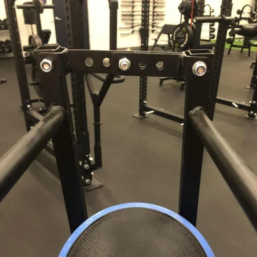 Vista 4 de Titan Fitness Árbol de almacenamiento de bolas medicinales ajustable, capacidad para 5 pelotas medicas para entrenamiento de fuerza, conductor