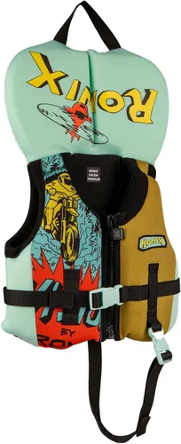 Vista 2 de Ronix Vision - Chaleco salvavidas CGA para niño - Azul/Naranja/Amarillo