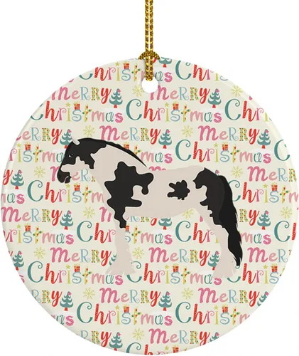 Vista 137 de Caroline's Treasures Adorno de cerámica de avestruz común para árbol de Navidad, decoración colgante para el hogar, Navidad, vacaciones, fiesta