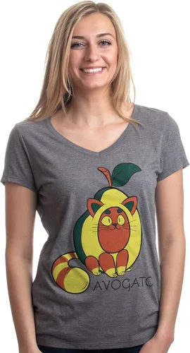 Vista 3 de Camisetas divertidas para mujer, con frase sarcástica y con cuello en V