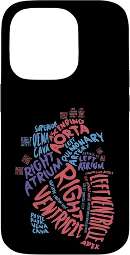 Vista 17 de Cardiac Nurse Anatomical Heart Cardiology Medical Gift Case for iPhone 17