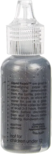 Vista 2 de Ranger Liquid Pearls - Pintura nacarada dimensional 0.5 onzas, perla ónix