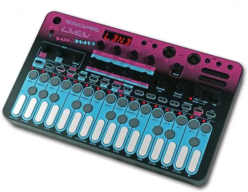 Vista 4 de Sonicware Liven BASS&BEATS [Sintetizador de Bajos de Tabla de Ondas y Máquina de Ritmos] Groove Box