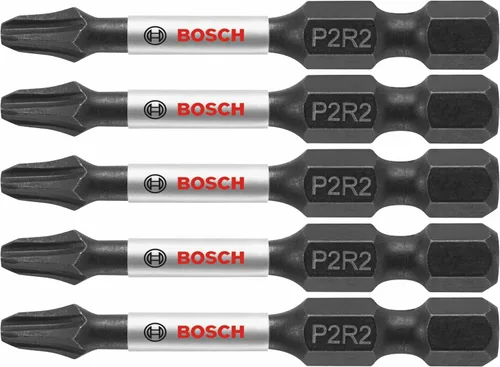 Vista 9 de Bosch ITP2R21B, paquete de 10 brocas de inserción para destornillador Impact Tough de 1 pulg. Phillips/Square #2