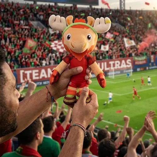 Vista 3 de EOHX 2026 World Cup Mascot Plush Toys, 12 Inch Soft Stuffed Animal Set, Merchandise for Kids, Football Fans Gift, Party Favors, Room Decor