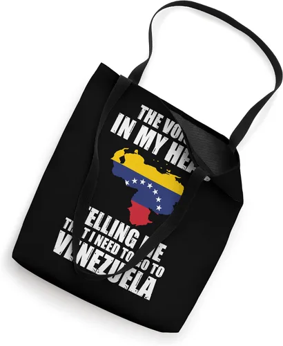 Vista 2 de voices teling me that i need to go to Venezuela Venezuelan Tote Bag
