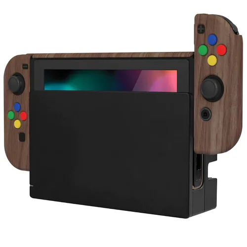 Vista 54 de PlayVital AlterGrips Ergonomic Grips Cover for Nintendo Switch, [2 Design] Interchangeable Comfort Dockable Protective Case with Screen Protector &