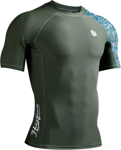 Vista 2 de ADOREISM Camiseta de protección solar UPF 50+ de secado rápido para hombre