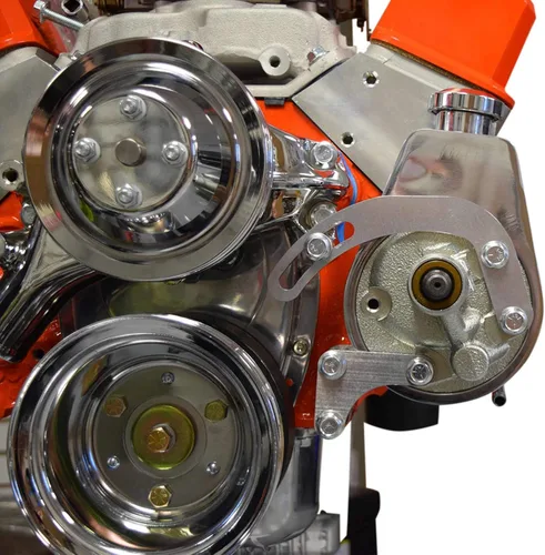 Vista 7 de SBC, billet ajustable, soporte de bomba de dirección, LWP 350 Small Block Chevy 551522