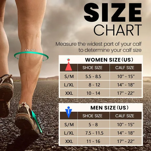 Vista 2 de NEWZILL Calcetines de compresión 2023 para mujeres y hombres, circulación de 20-30 mmHg, los mejores calcetines de compresión médica para volar
