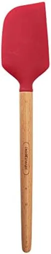 Vista 7 de Farberware 5216385 - Espátula profesional de silicona resistente al calor con mango de madera, segura para utensilios de cocina antiadherentes