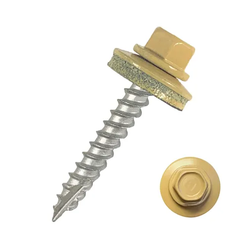 Vista 23 de EAGLE 1 Tornillos para Techos de Metal #10 - Tornillos Autorroscantes con Cabeza Hexagonal Pintada y Arandela de Goma EDPM para Metal a Madera